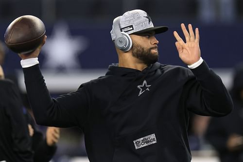 Dak Prescott at Detroit Lions vs. Dallas Cowboys