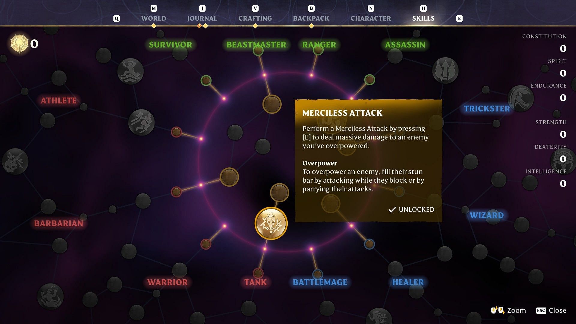 The game has a detailed skill wheel (Image via Keen Games)