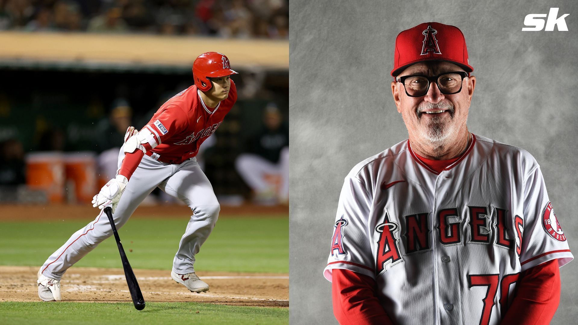 "He can play in all three outfield positions" Former Angels manager