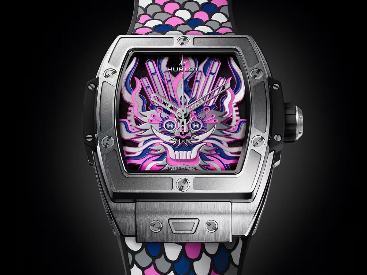 The Chen Fenwan x Hublot Big Bang Titanium Dragon watch (Image via Hublot)