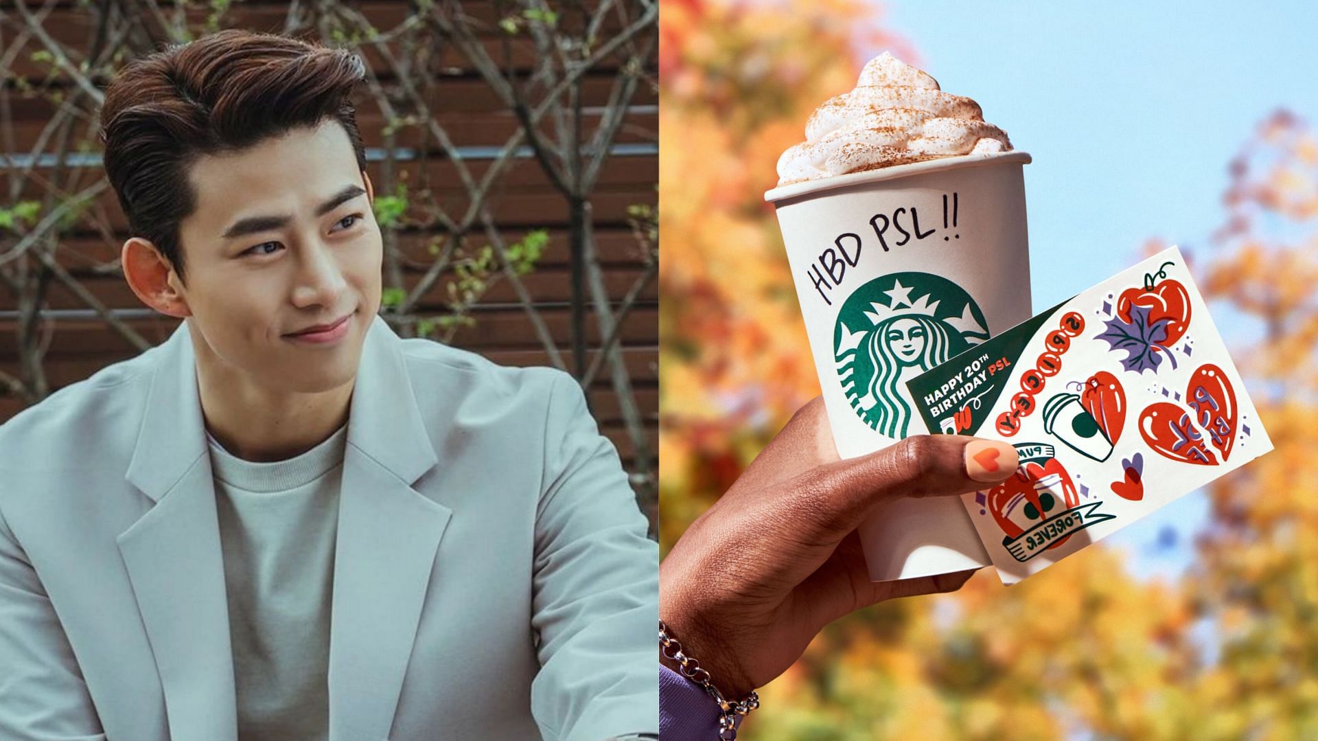 Featuring Taecyeon (Image via tvN and Starbucks/Twitter)