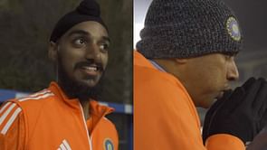 [Watch] Hilarious Arshdeep and Shubman, 'freezing' Rahul Dravid in India's Mohali nets session