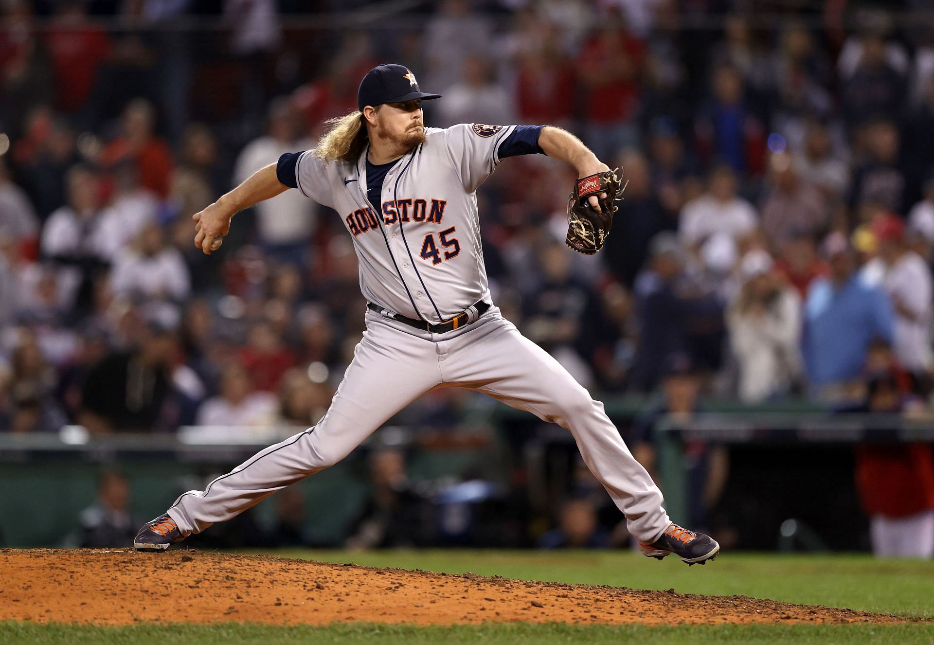 Championship Series - Houston Astros v Boston Red Sox - Game Five (via Getty Images)