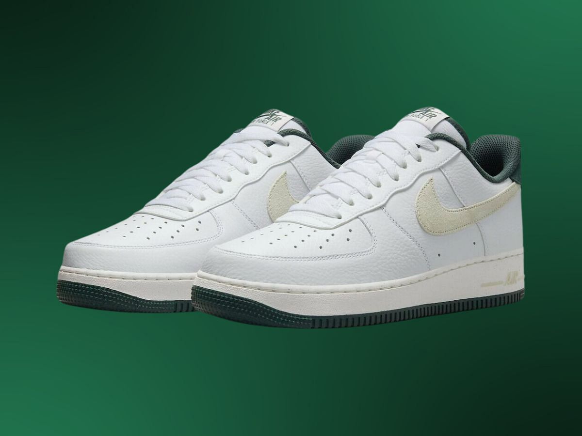 Nike Air Force 1 Low Vintage Green shoes (Image via Nike)