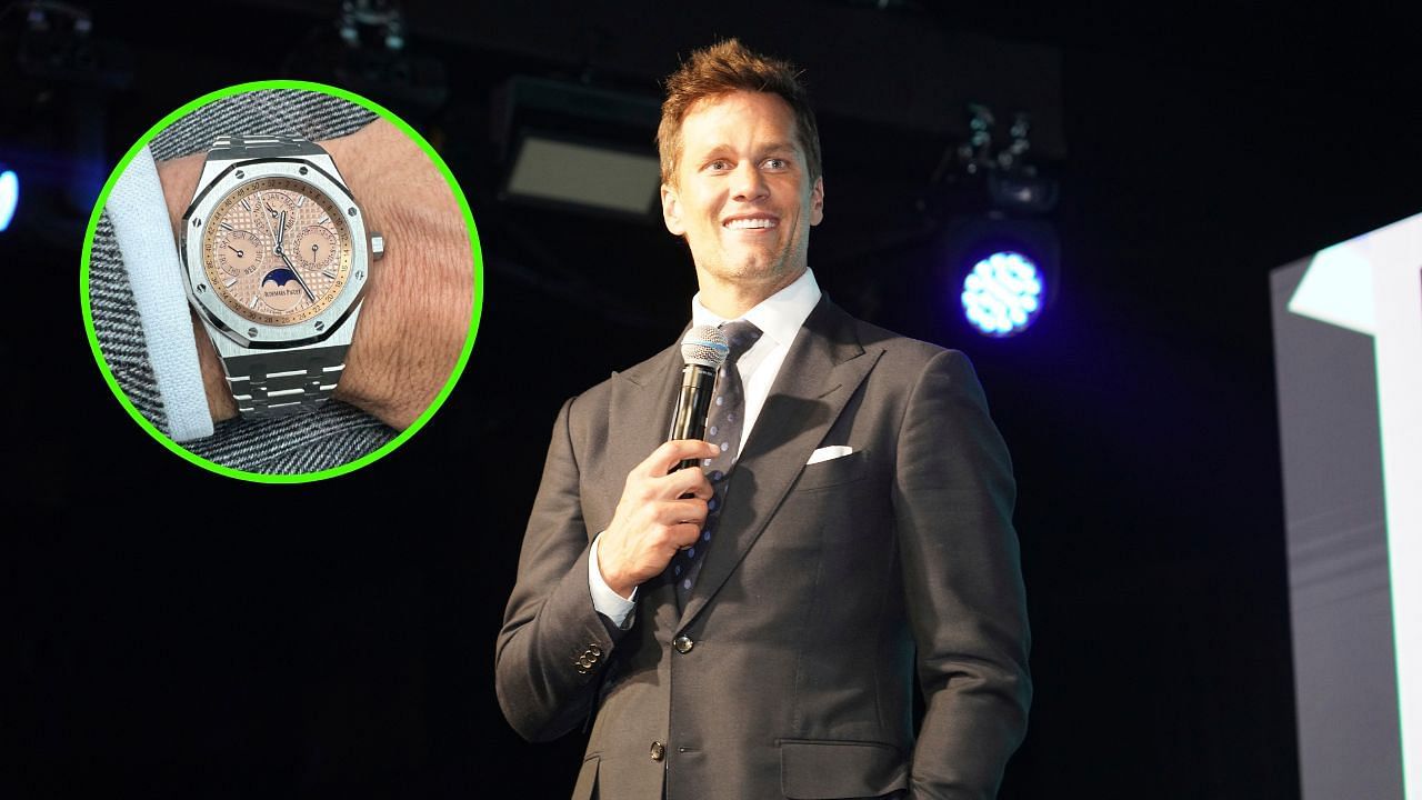 Tom Brady shows off his $150,000 Audemars Piguet Royal Oak watch
