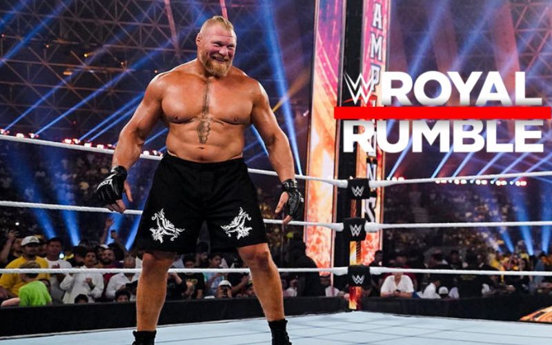 Royal Rumble 2024 Brock Lesnar to face a former WWE Champion for the