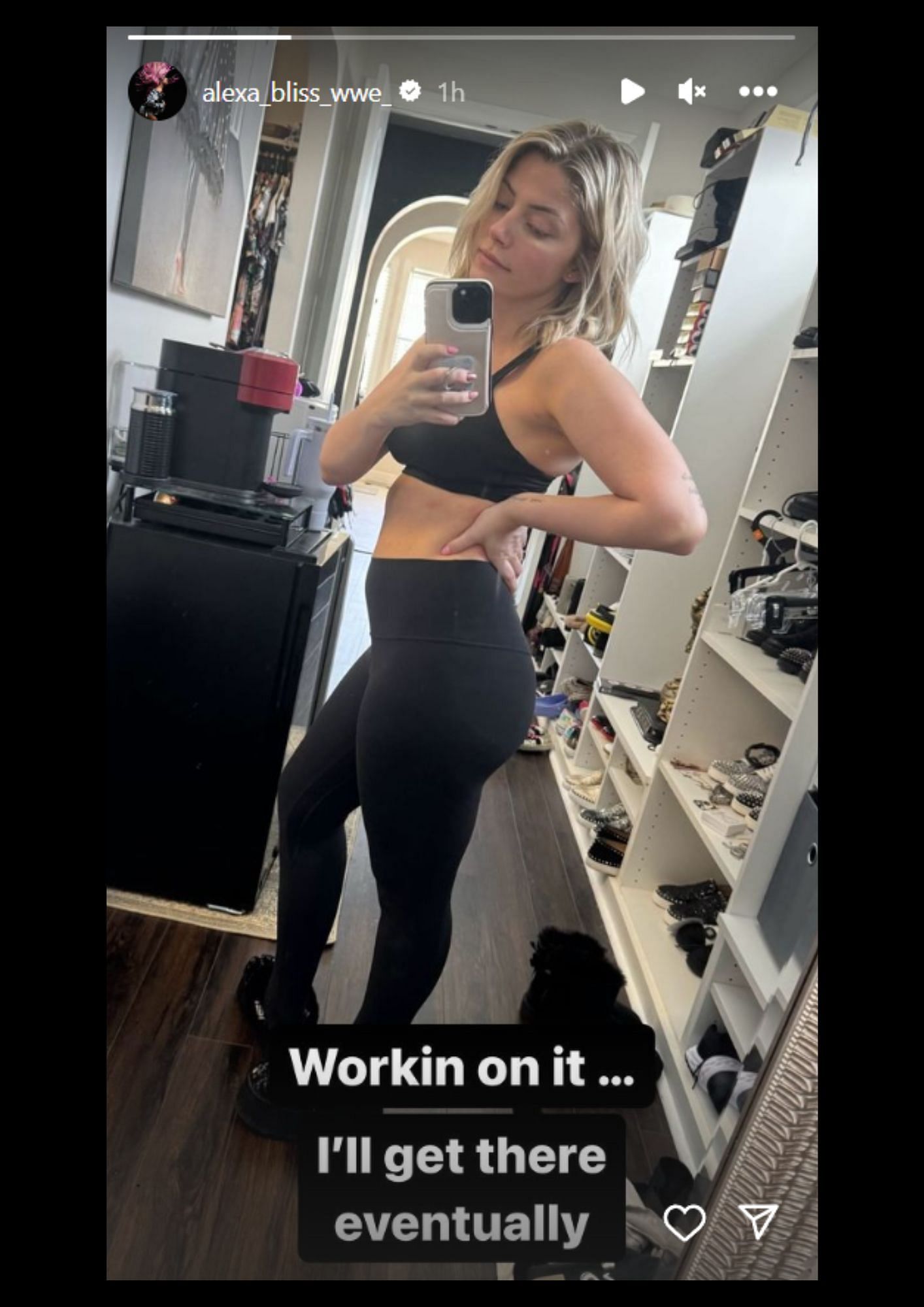 Alexa Bliss shares an update on Instagram