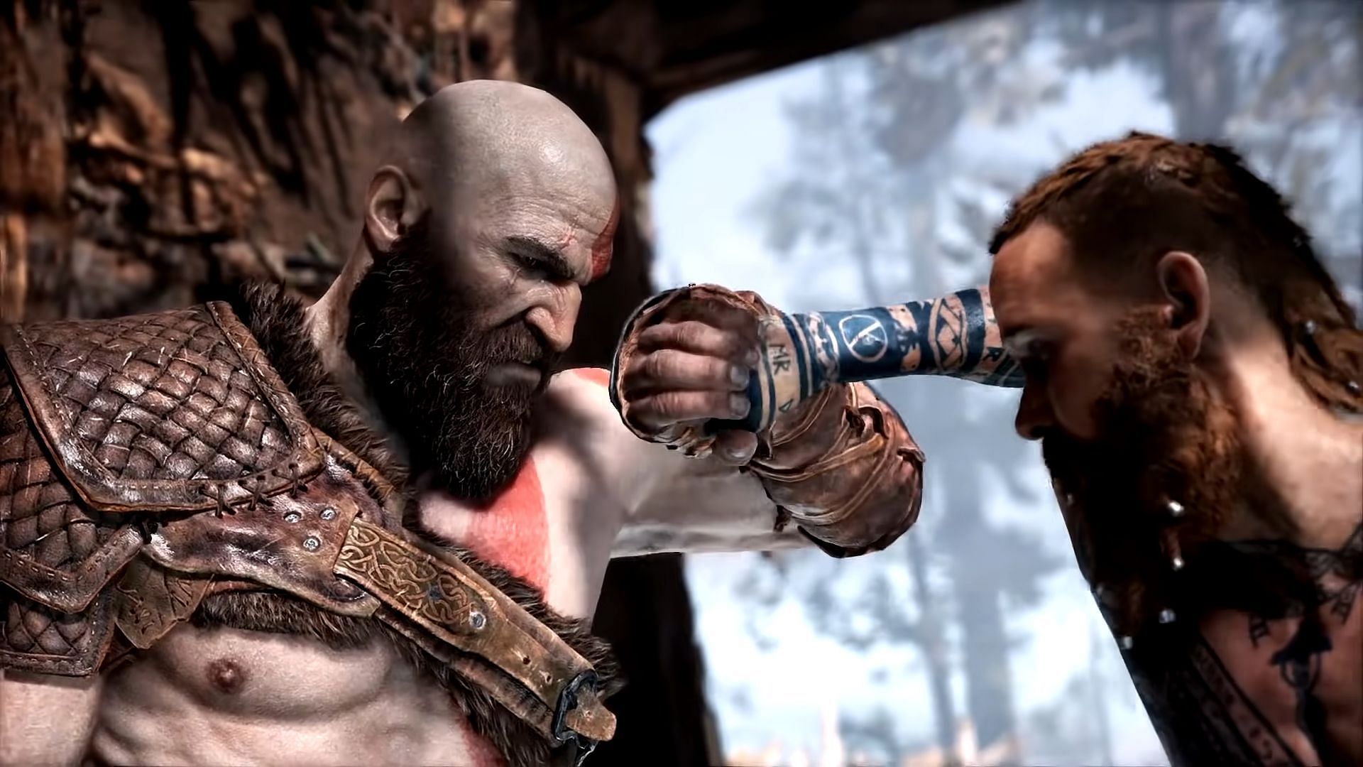 God of War has some of the best boss fights in video games (Image via YouTube/Playtendo)