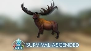 ARK Survival Ascended Megaloceros taming guide