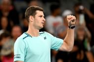 Hubert Hurkacz at the 2024 Australian Open.