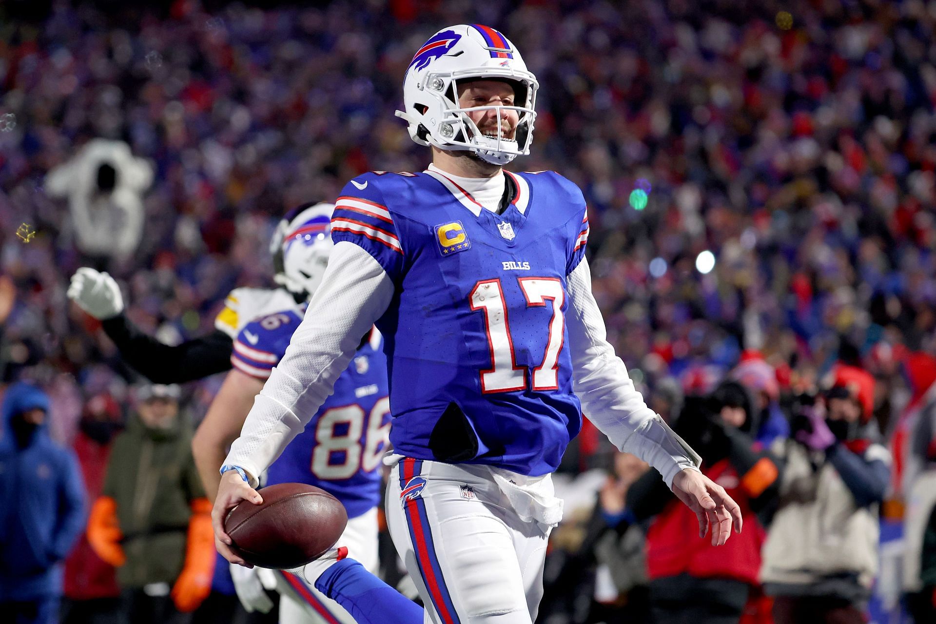 Star quarterback Josh Allen will lead the Buffalo Bills offense in the NFL Divisional Playoff game vs. the Chiefs