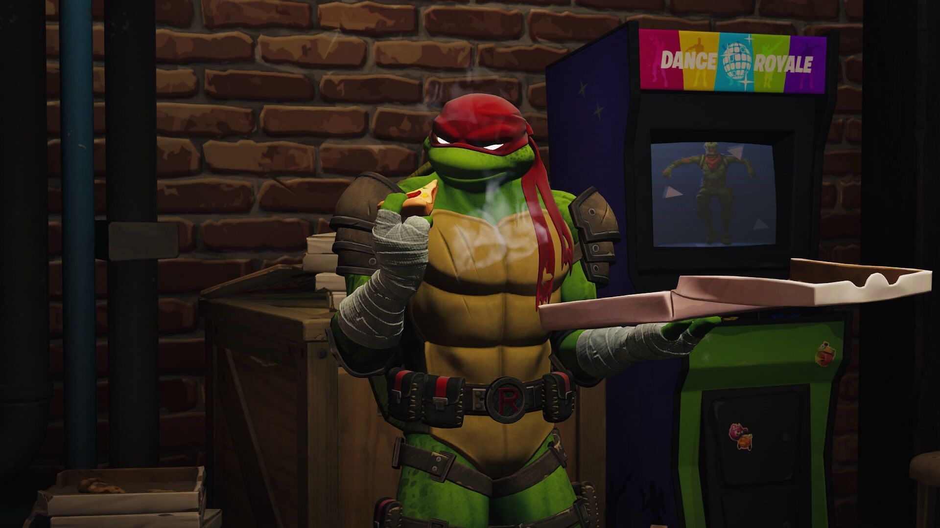 Fortnite leaks suggest Teenage Mutant Ninja Turtles event in development (Image via Twitter/Marshymello0407)