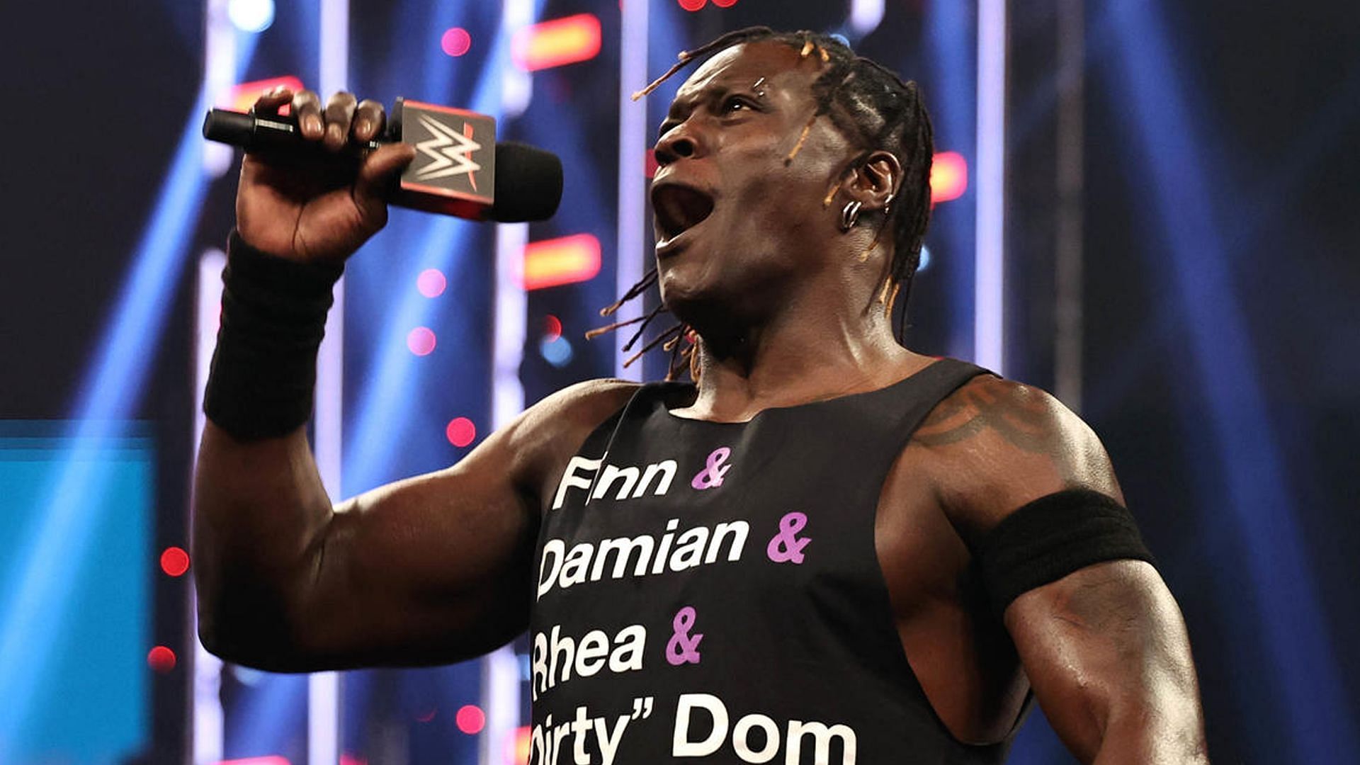 R-Truth during his Miz TV segment on RAW