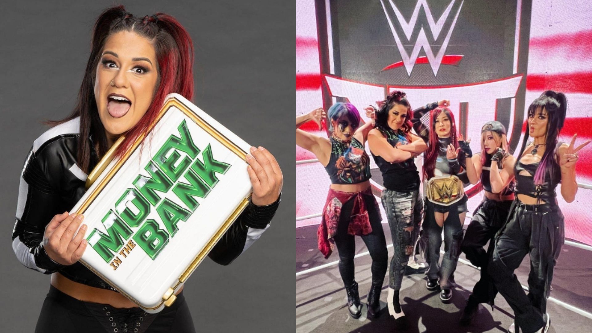 Bayley with other members of Damage CTRL