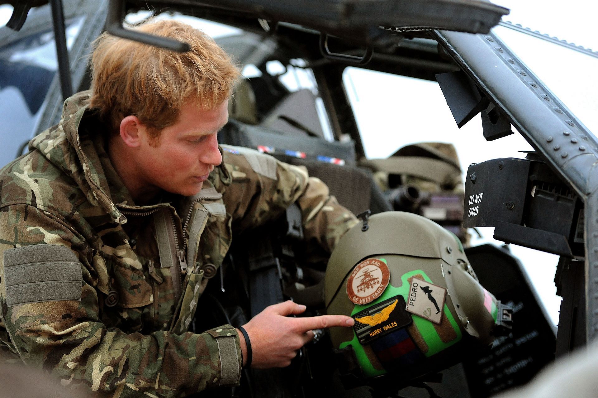 The Duke of Sussex in Afghanistan, December 2012 (Image by Getty Images/John Stillwell)