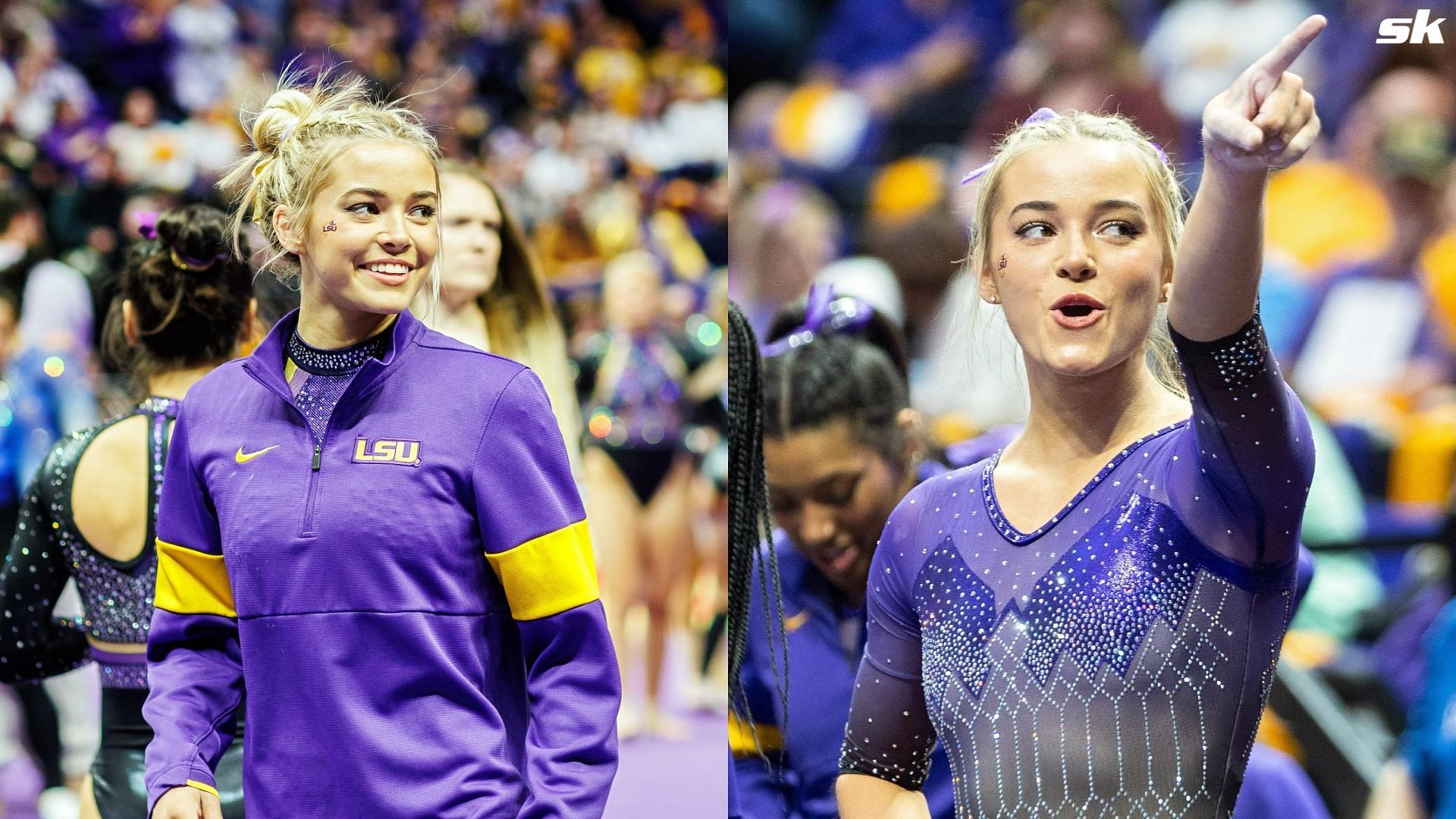 LSU sensation Olivia Dunne scores 9.850 on floor in Utah