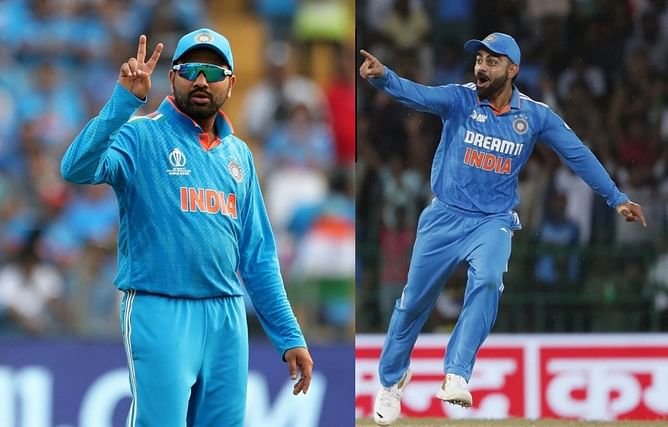 [Watch] Rohit Sharma hilariously imitates Virat Kohli’s aggressive celebration at awards function
