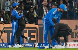 Fan breaches security to hug Virat Kohli, touch his feet during 2nd IND vs AFG T20I