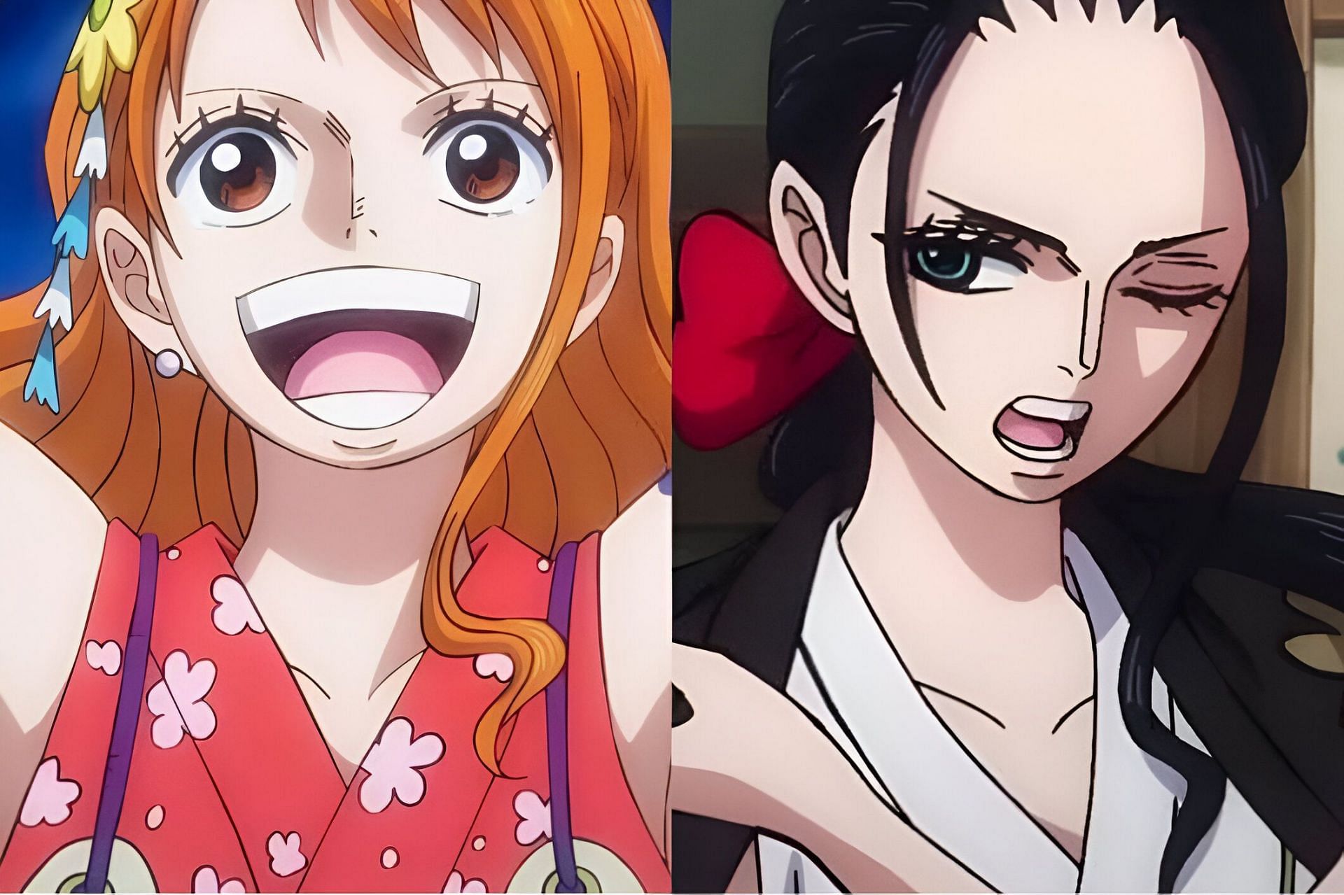 Nami (left) and Nico Robin (right) as seen in the anime (Image via Toei Animation)