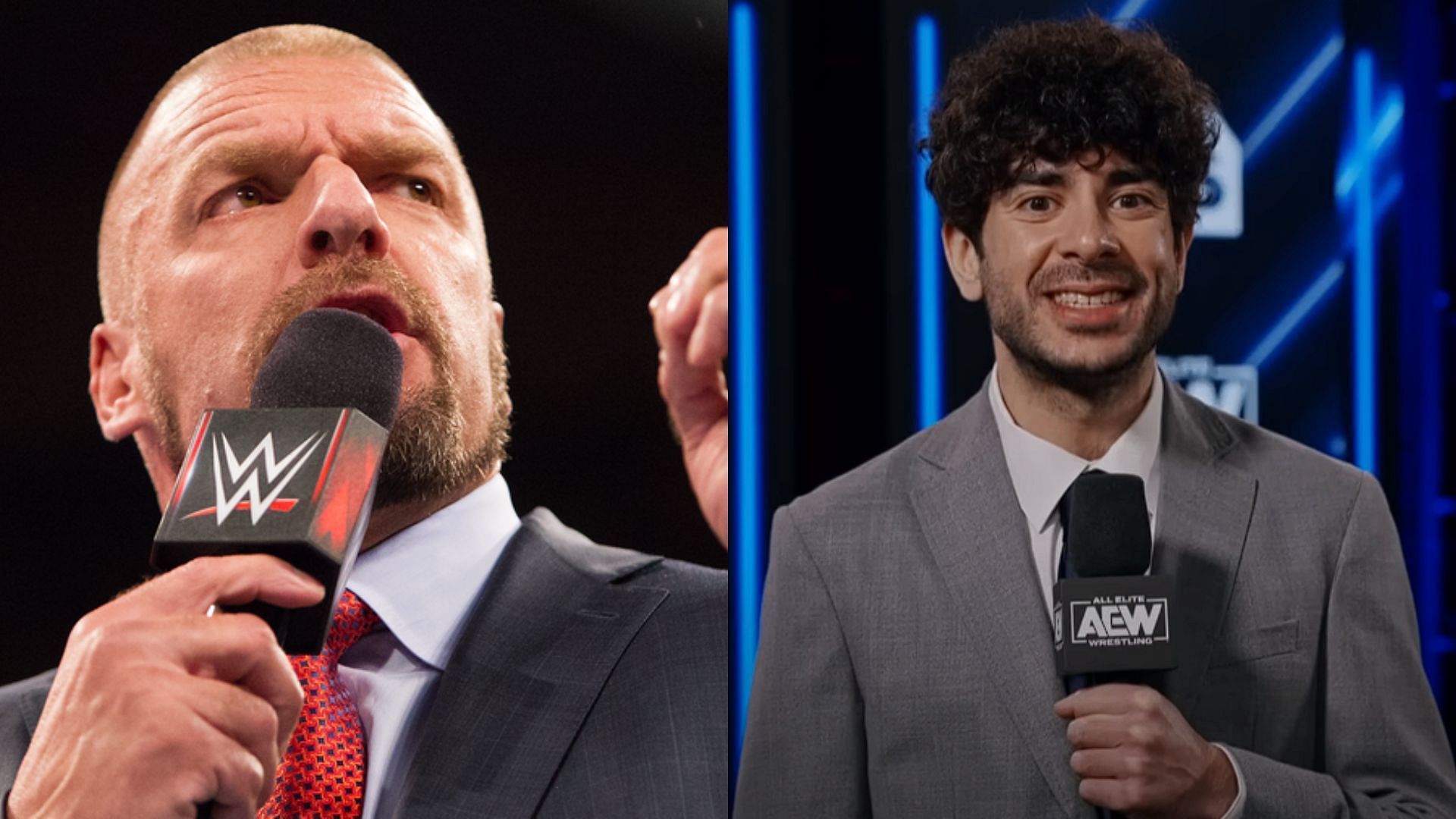 Triple H and Tony Khan are big names in WWE and AEW respectively [Image courtesy of WWE Official Website and AEW YouTube Channel]