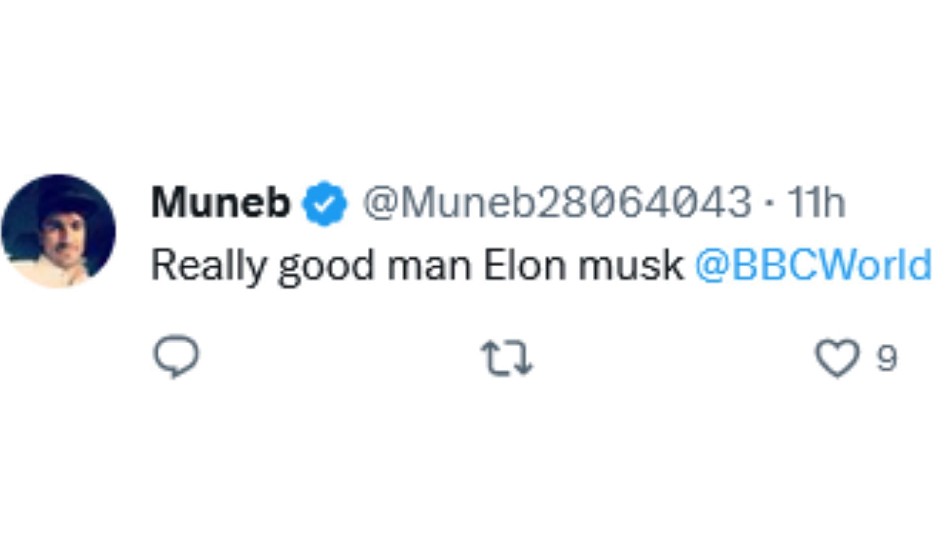 Netizens support Musk for firing the employees who criticized him (Image via X / @Muneb28064043)