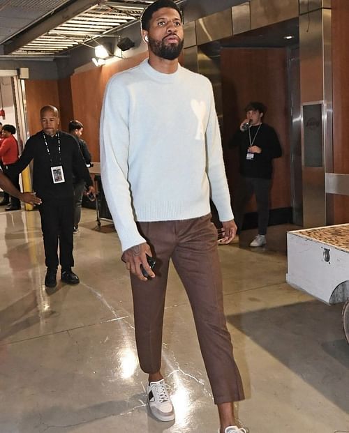 Paul George's $170 Ami Paris Sweater