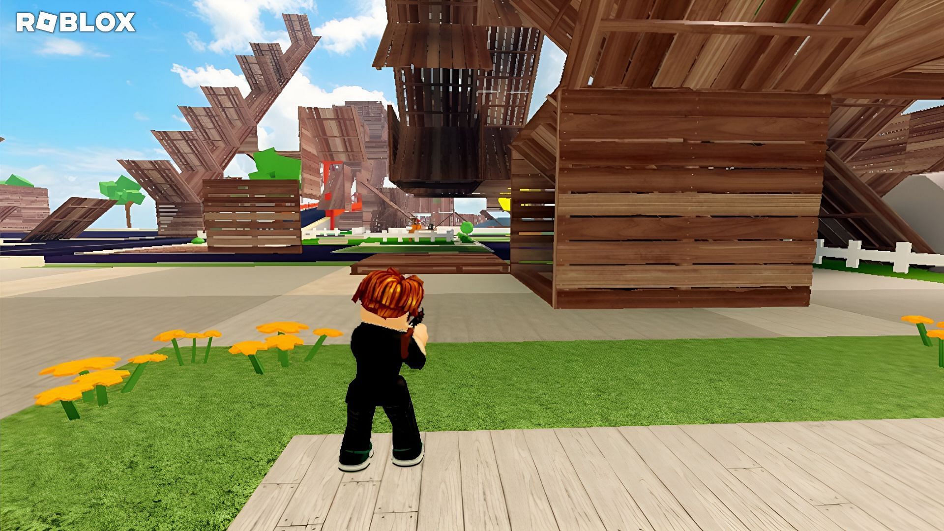Gameplay cover for Foblox (Image via Roblox)