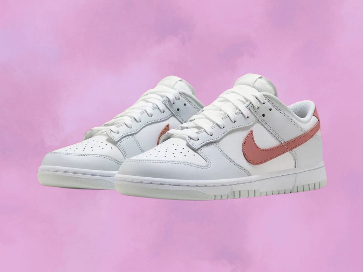 Nike Dunk Low Rose Whisper sneakers (Image via Nike)