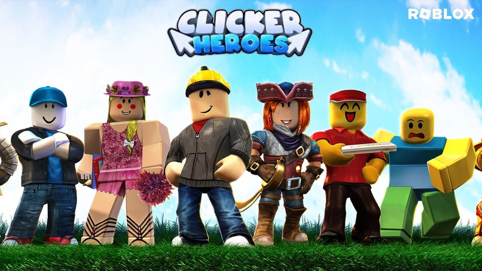 Official gameplay cover for Clicker Heroes (Image via Roblox)