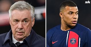Real Madrid boss Carlo Ancelotti involved in interesting back-and-forth with journalist over potential Kylian Mbappe signing