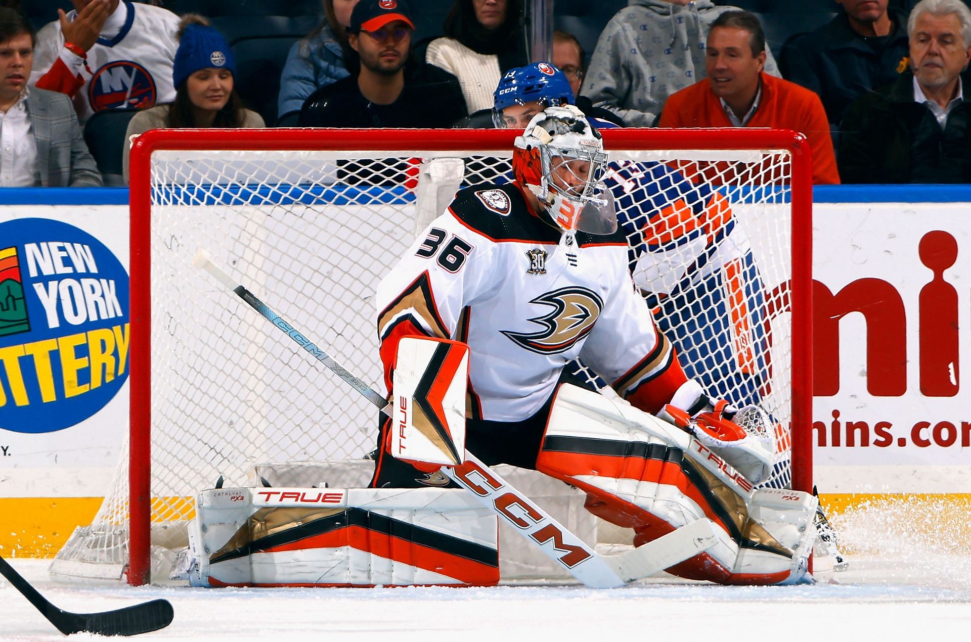 John Gibson of the Anaheim Ducks