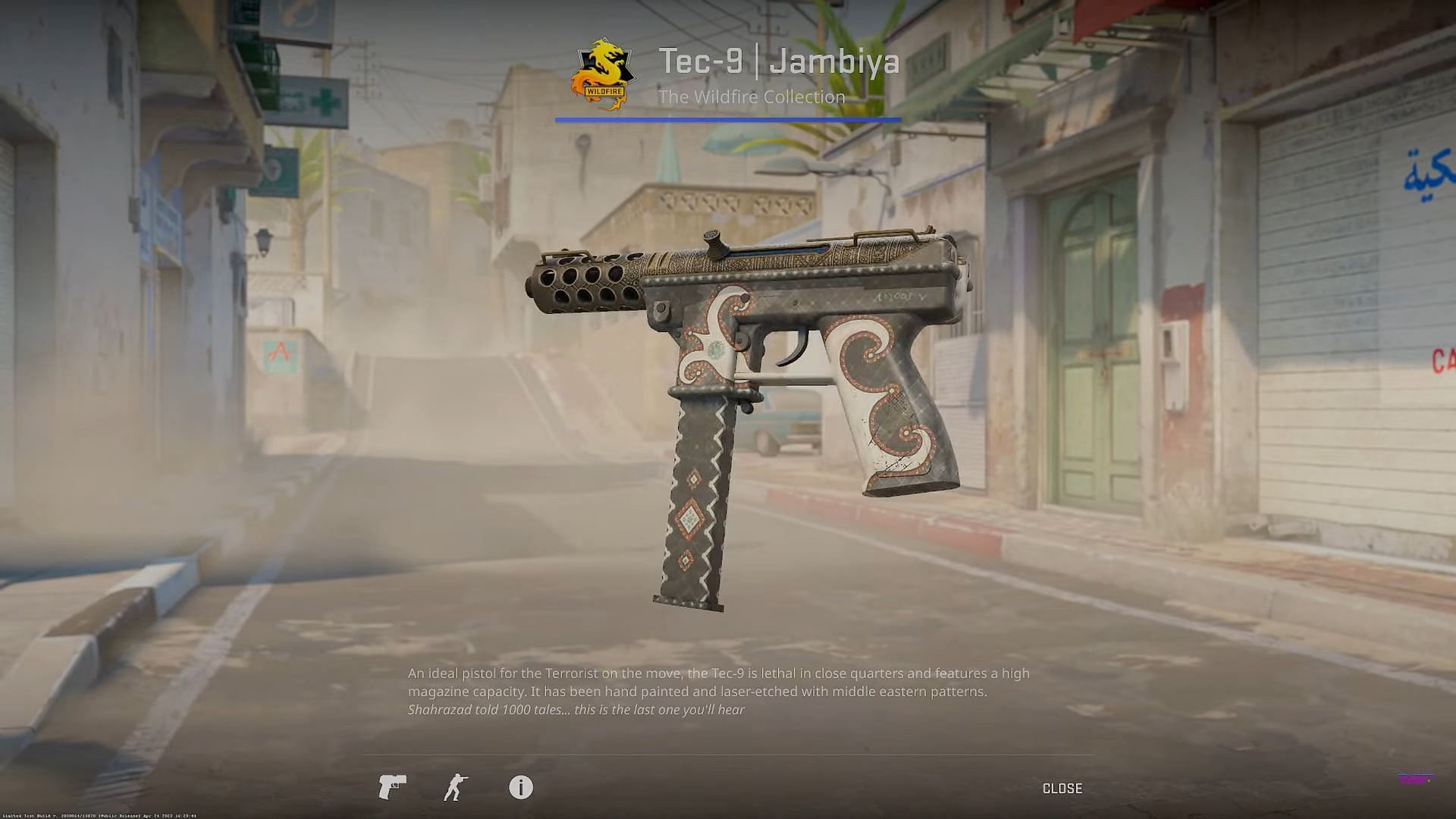 Tec-9 Jambiya (Image via YouTube/covernant)