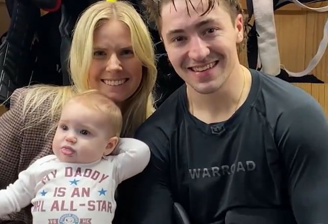 Frank Vatrano's daughter Ophelia aides in adorable announcement of Ducks forward's All-Star selection