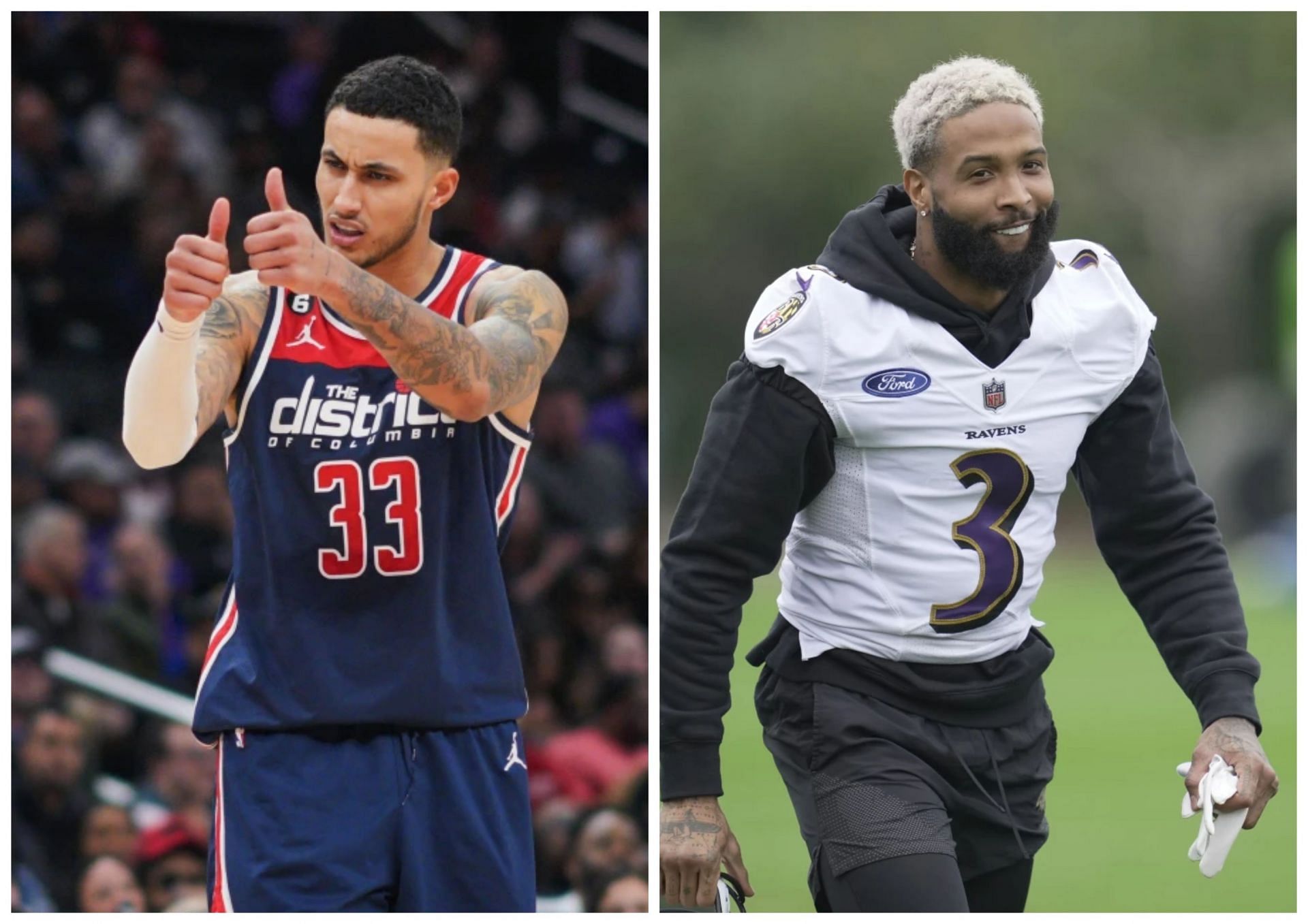Kyle Kuzma &amp; Odell Beckham Jr. croced out in style with $2337 Jacket before a Baltimore Ravens game
