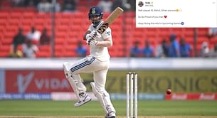 "A beast in the middle order" - Fans erupt as KL Rahul hits 86 off 123 balls on Day 2 of IND vs ENG 1st Test