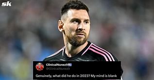 "Genuinely, what did he do in 2023" "Insane PR" - Fans react as Lionel Messi is named in IFFHS 2023 Men's Team of the Year