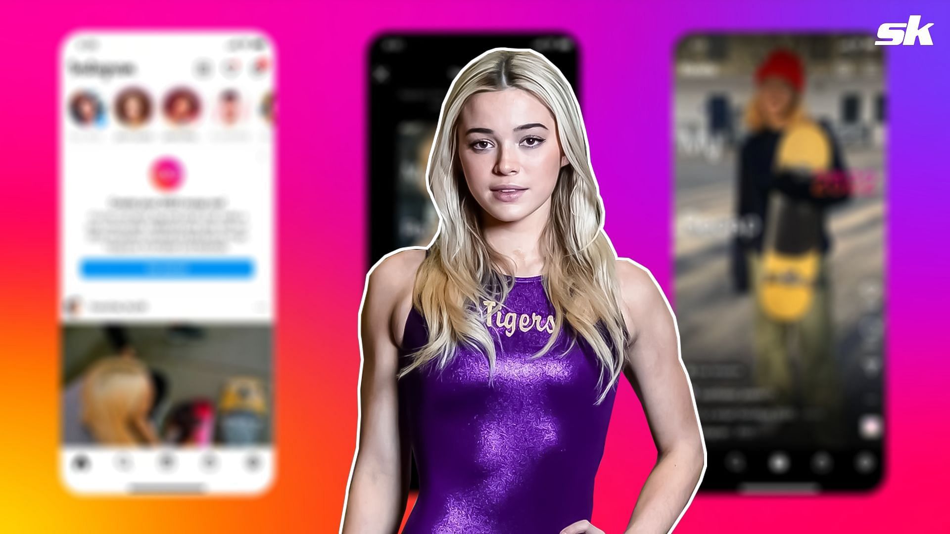 Olivia Dunne incorporates viral trend to describe LSU gymnasts in hilarious Instagram post