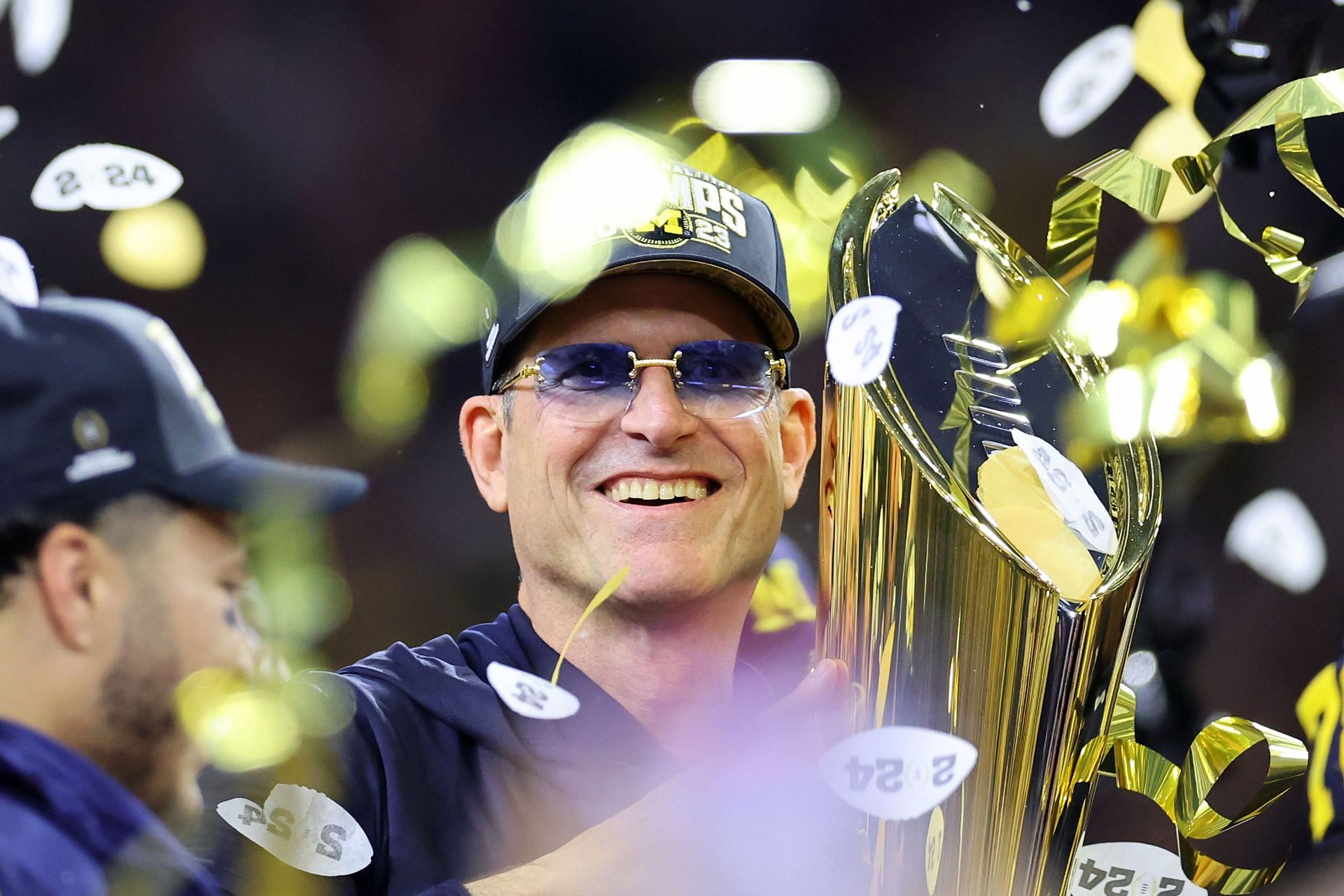 Jim Harbaugh: 2024 CFP National Championship - Michigan v Washington