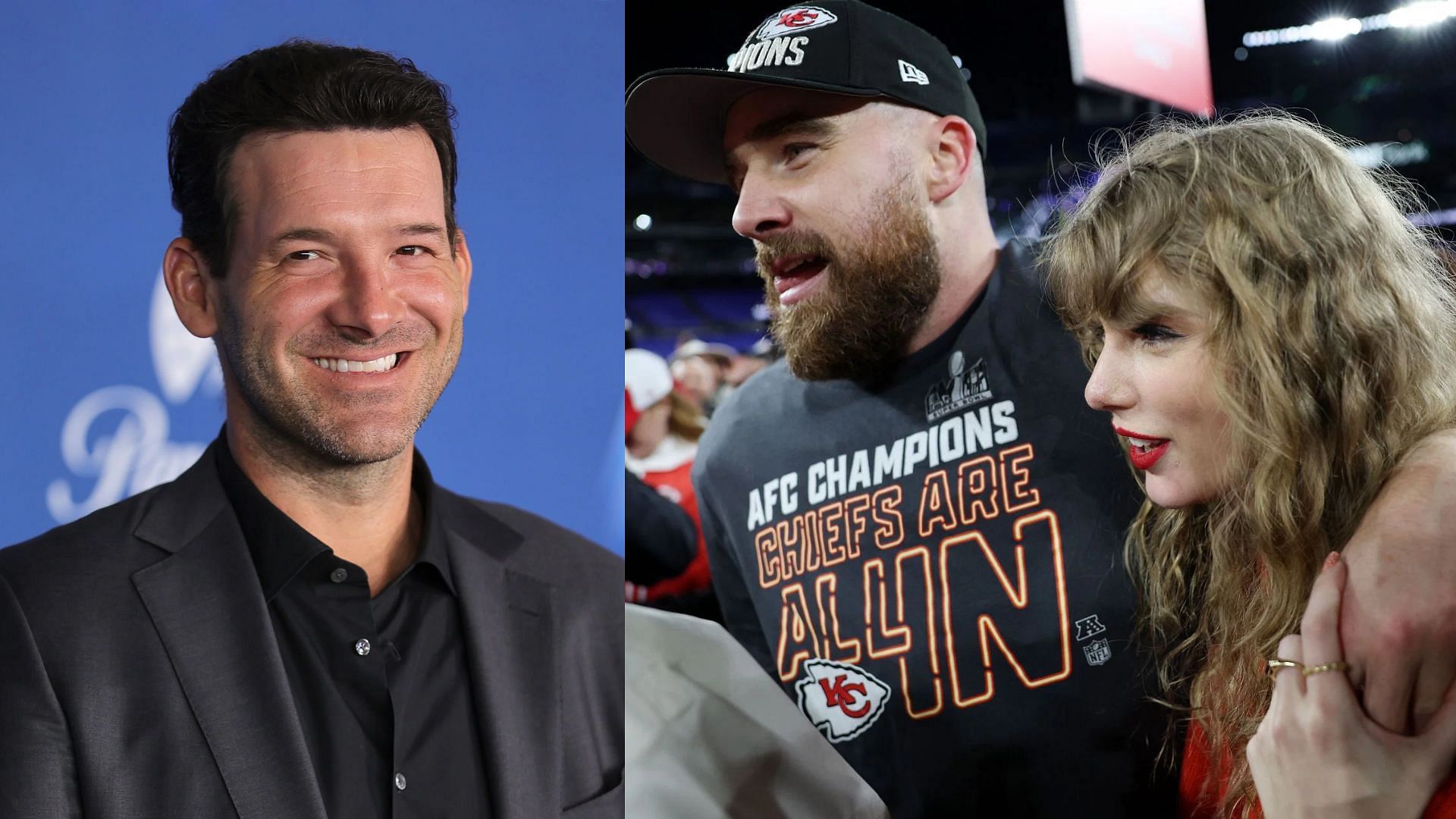 Fans troll ex-Cowboys QB Tony Romo after fist bump with Taylor Swift goes viral