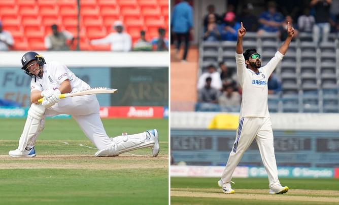 [Watch] Joe Root miscues sweep to hand Ravindra Jadeja second wicket on opening day of 1st IND vs ENG Test