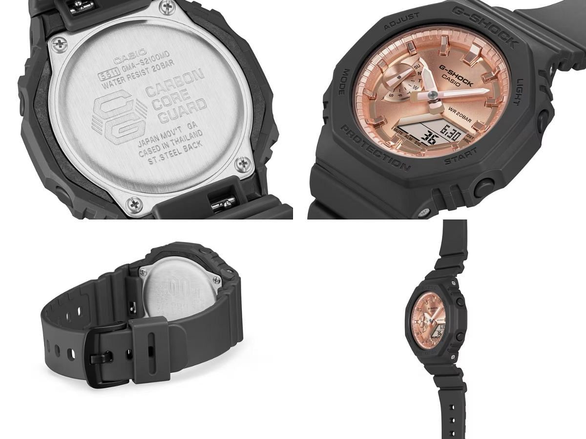 Here&#039;s a detailed look at the women&#039;s Casio G-SHOCK watch (Image via Casio)
