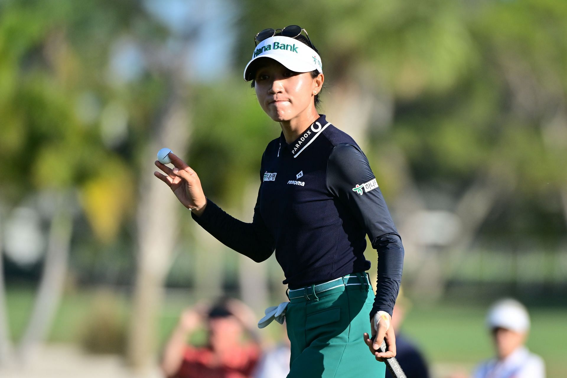 Lydia Ko is at joint thrid at the LPGA Drive-On Championship after three rounds