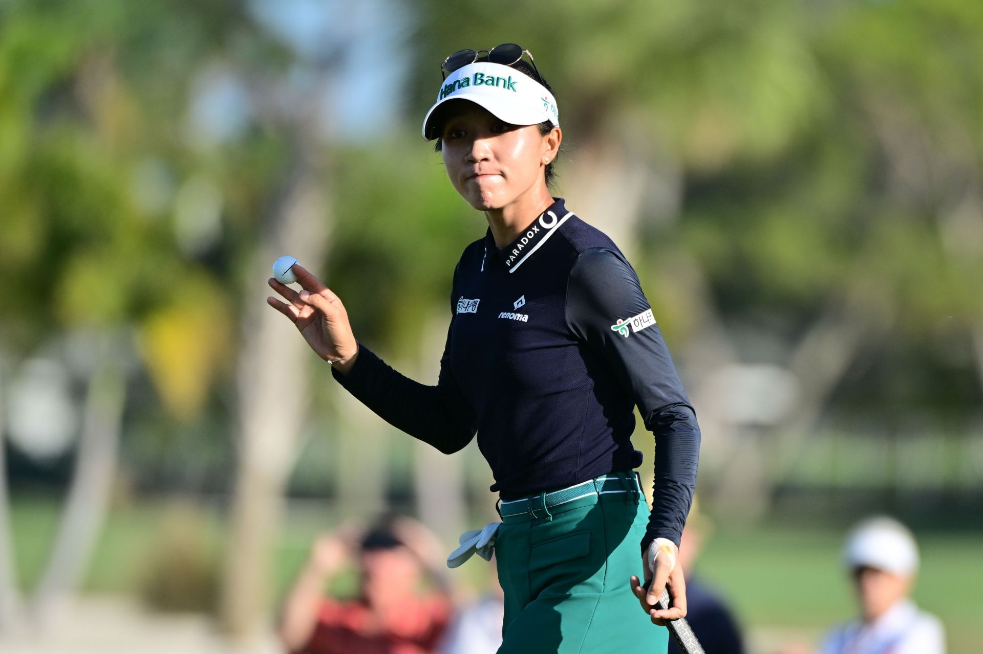 Lydia Ko is at joint thrid at the LPGA Drive-On Championship after three rounds