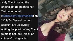 "Pokimane is copyright-striking people": X user accuses Pokimane of DMCA-striking people for sharing her altered images online