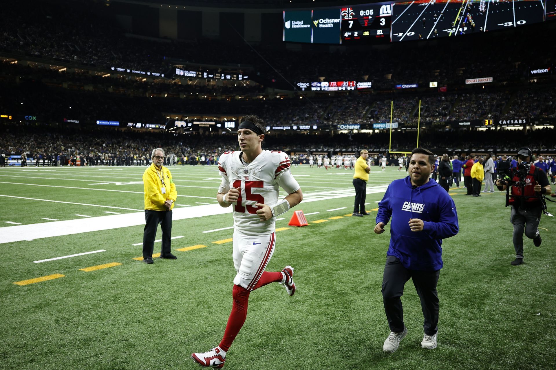 Tommy DeVito at New York Giants v New Orleans Saints