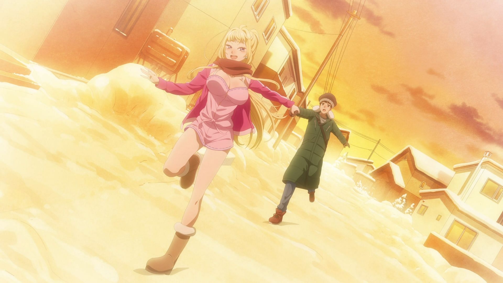 Tsubasa and Minami, as seen in the anime (Image via Silver Link and Blade)