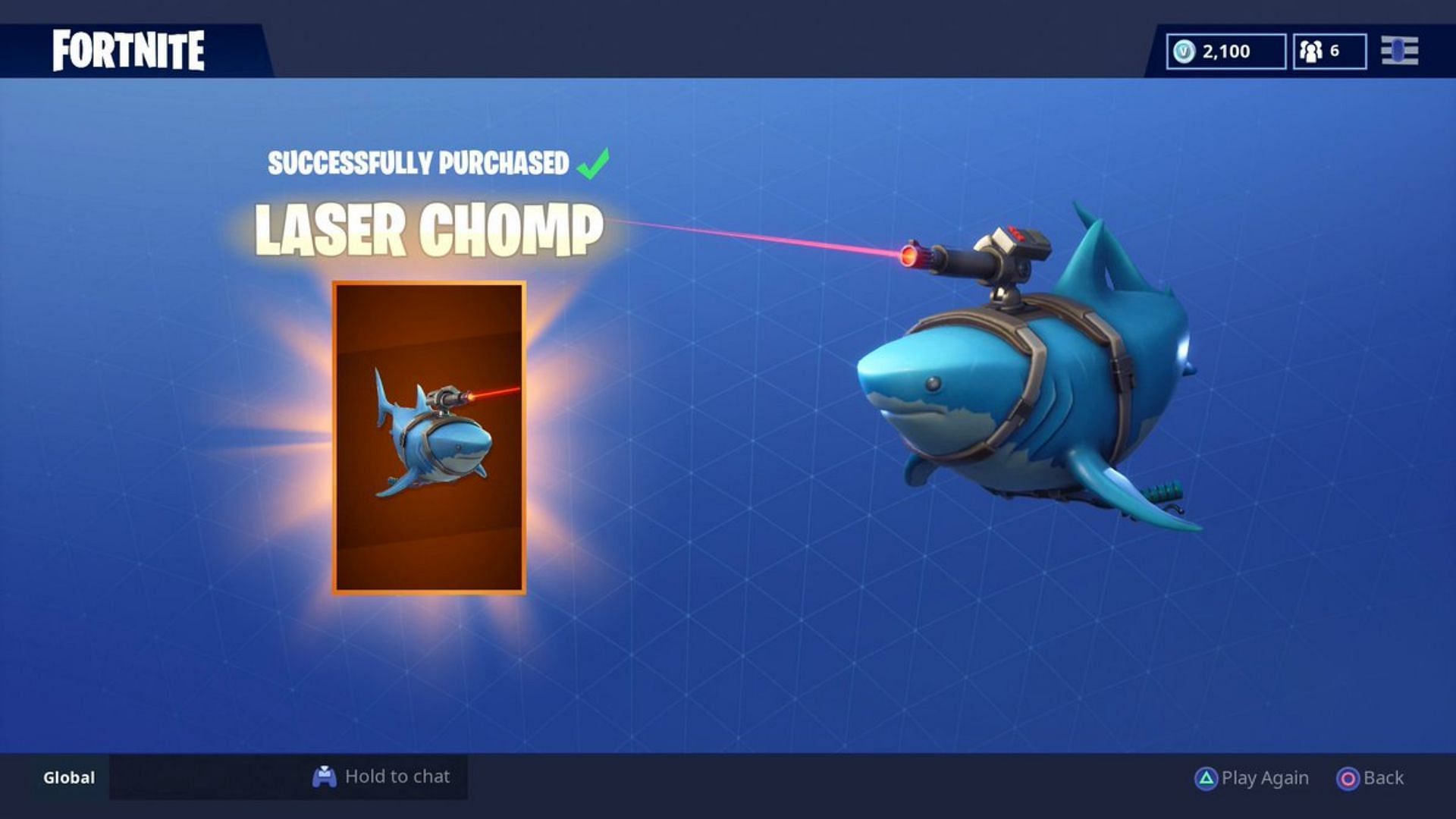 Chomp laser (Image via Epic Games)