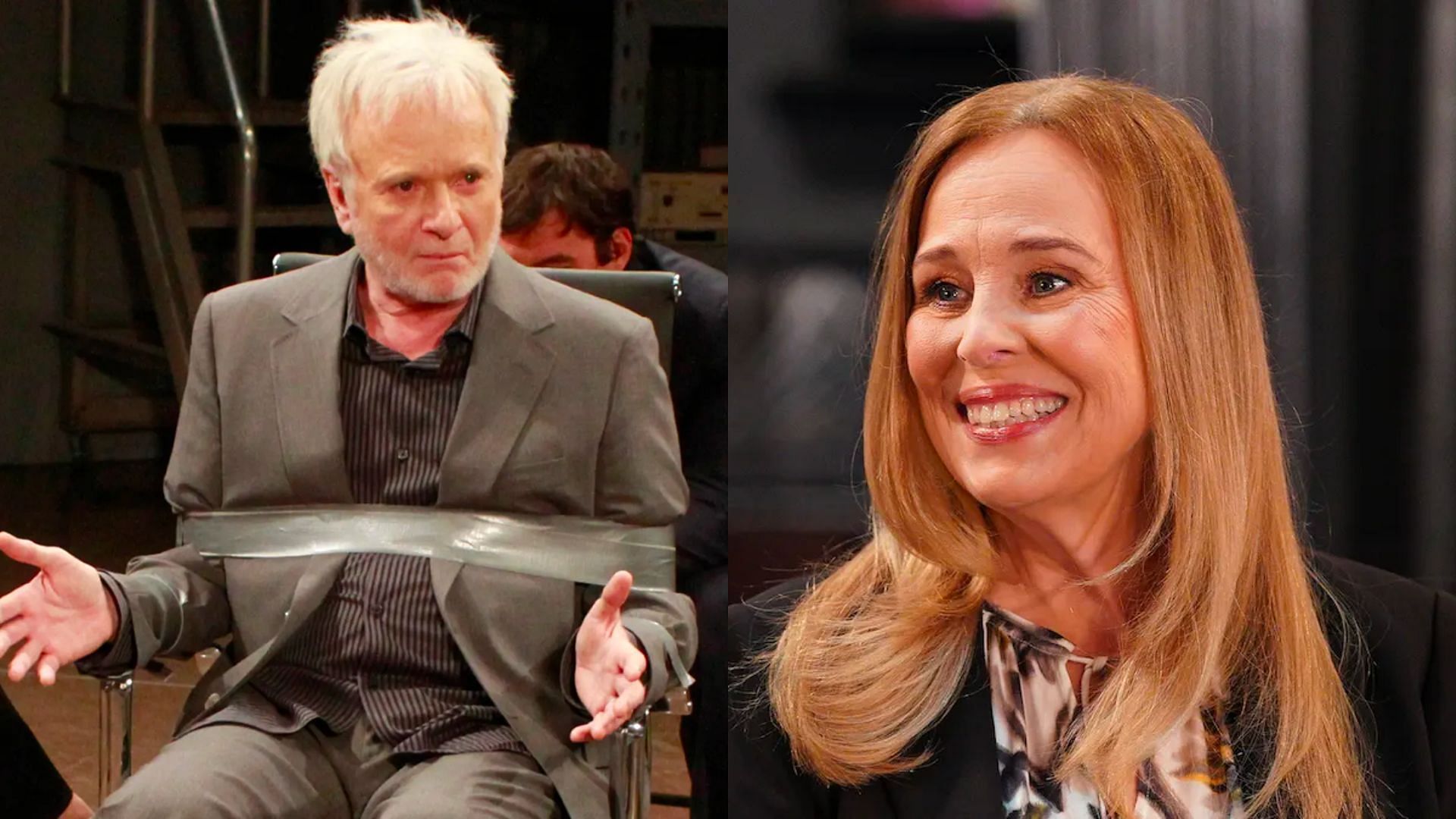 Characters lie (L) Luke Spencer and (R) Laura Webber continue to grace General Hospital