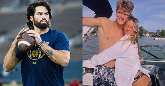 $1,200,000 NIL-valued Sam Hartman has unique reaction to J.J. McCarthy and GF Katya Kuropas’ hearty engagement