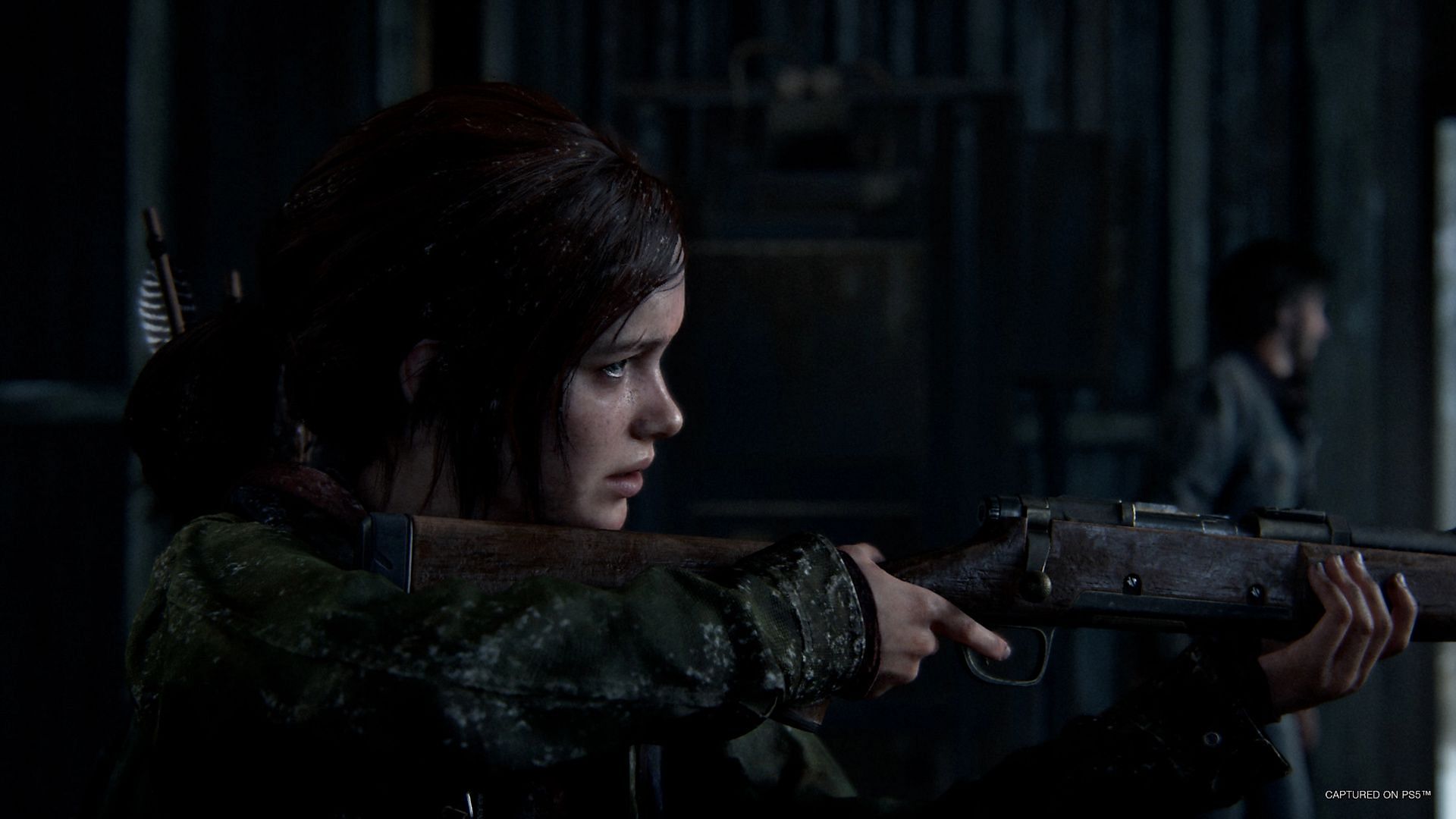Ellie facing off against Cordyceps-infected creatures (Image via Sony Interactive Entertainment)